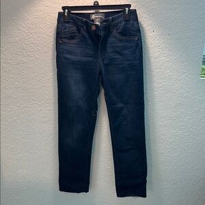 Democracy Women's Deep Indigo Straight Leg Jeans